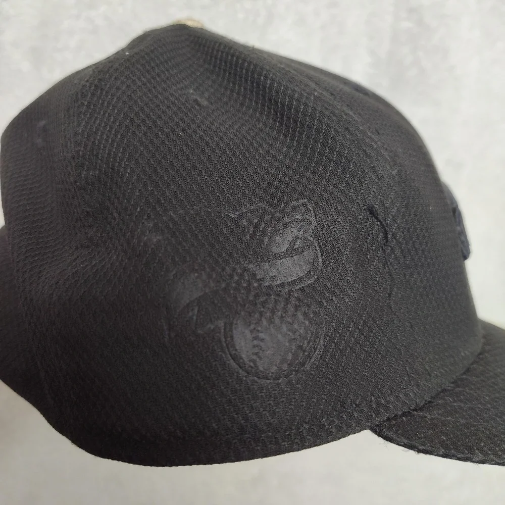 Chicago White Sox New Era Hat Cap Fitted Mens 7 1/8‎ Black 59FIFTY Polyester MLB